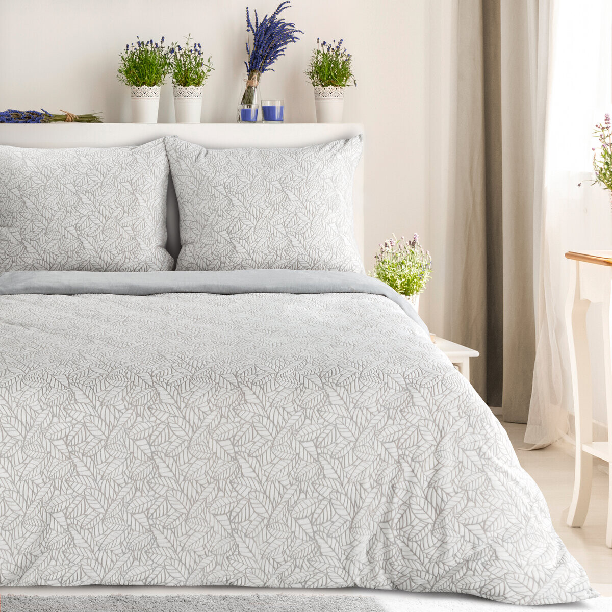 Flanelové povlečení VAIA I. 1x 220x200 cm, 2x povlak 70x80 cm MyBestHome