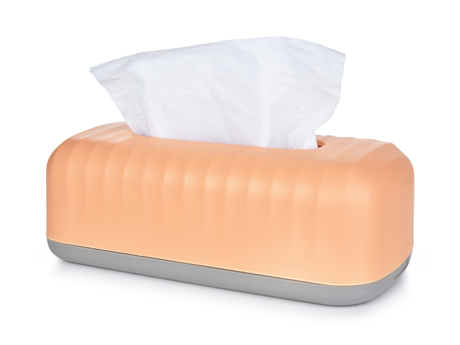 BEAUTY | plastový box / krabička na papírové kapesníky meruňková