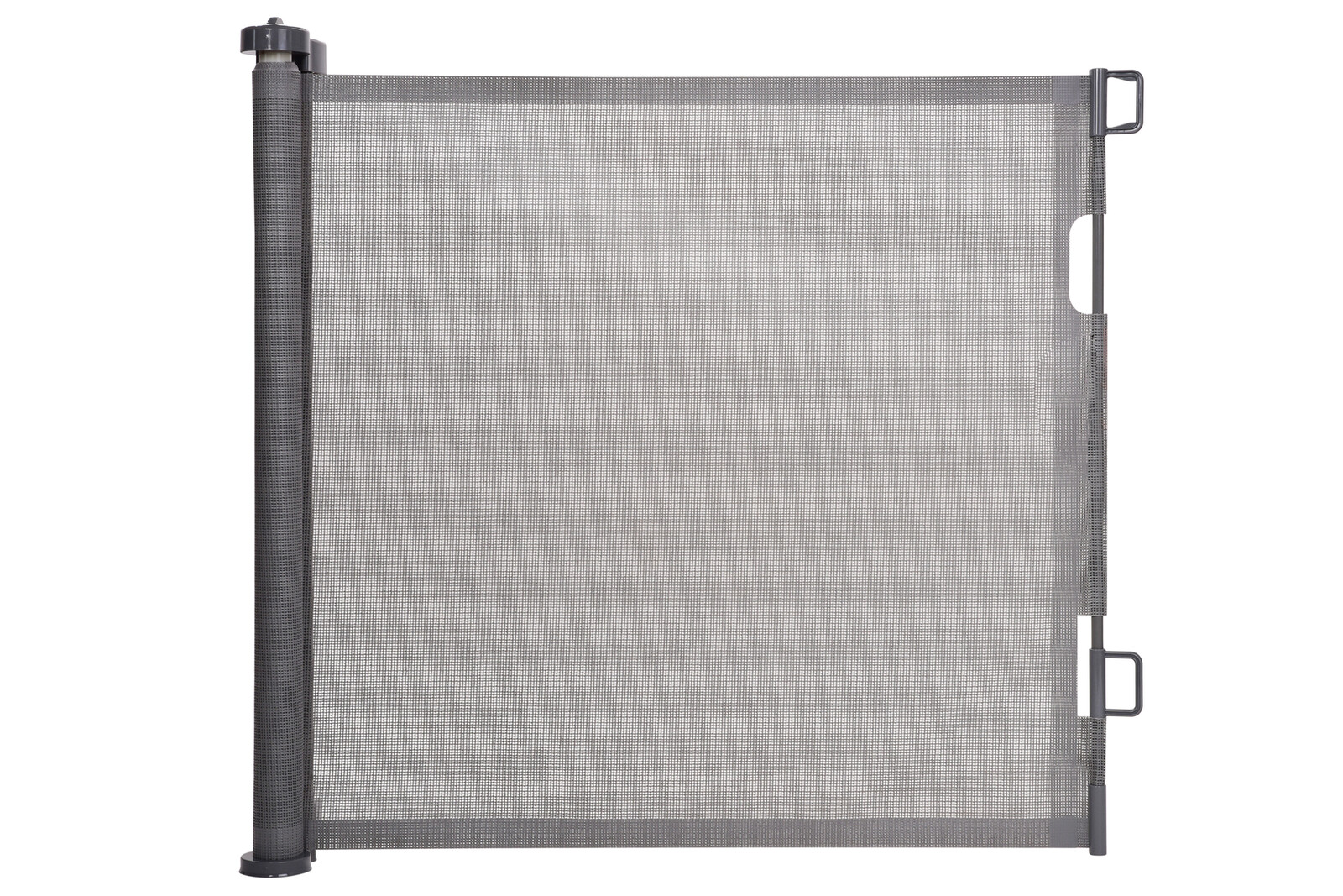 SECURITY | Roletová zatahovací bezpečnostní zábrana pro děti a domácí mazlíčky šedá