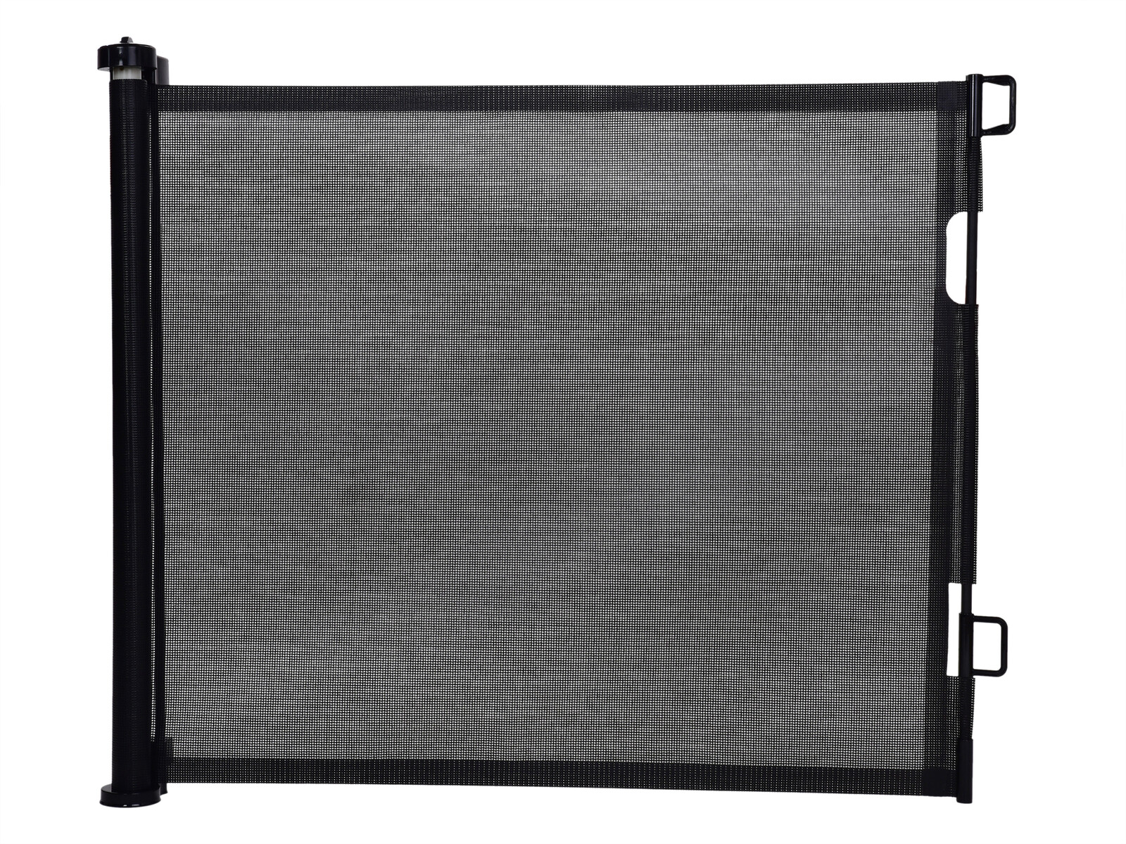 SECURITY | Roletová zatahovací bezpečnostní zábrana pro děti a domácí mazlíčky černá