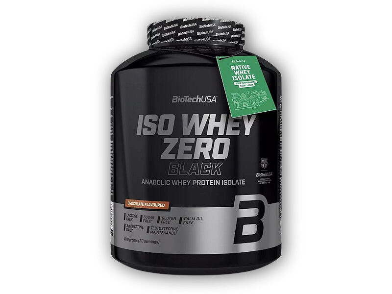 BioTech USA Iso Whey Zero Black 1816g Varianta: vanilka
