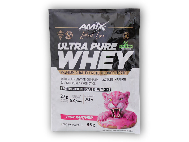 Amix Black Line Black Line Ultra Pure Whey 35g AKCE Varianta: bombón crunchy