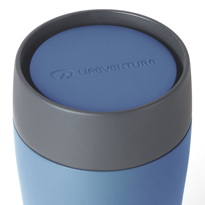 Lifeventure One Touch Thermal Mug, 350 ml, cobalt