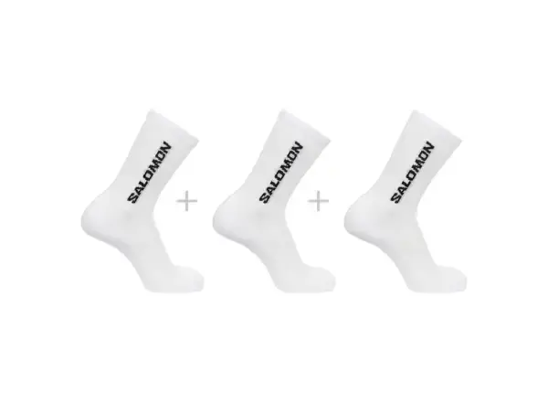 Salomon Everyday Crew 3-Pack ponožky White/White/White vel. 39-41