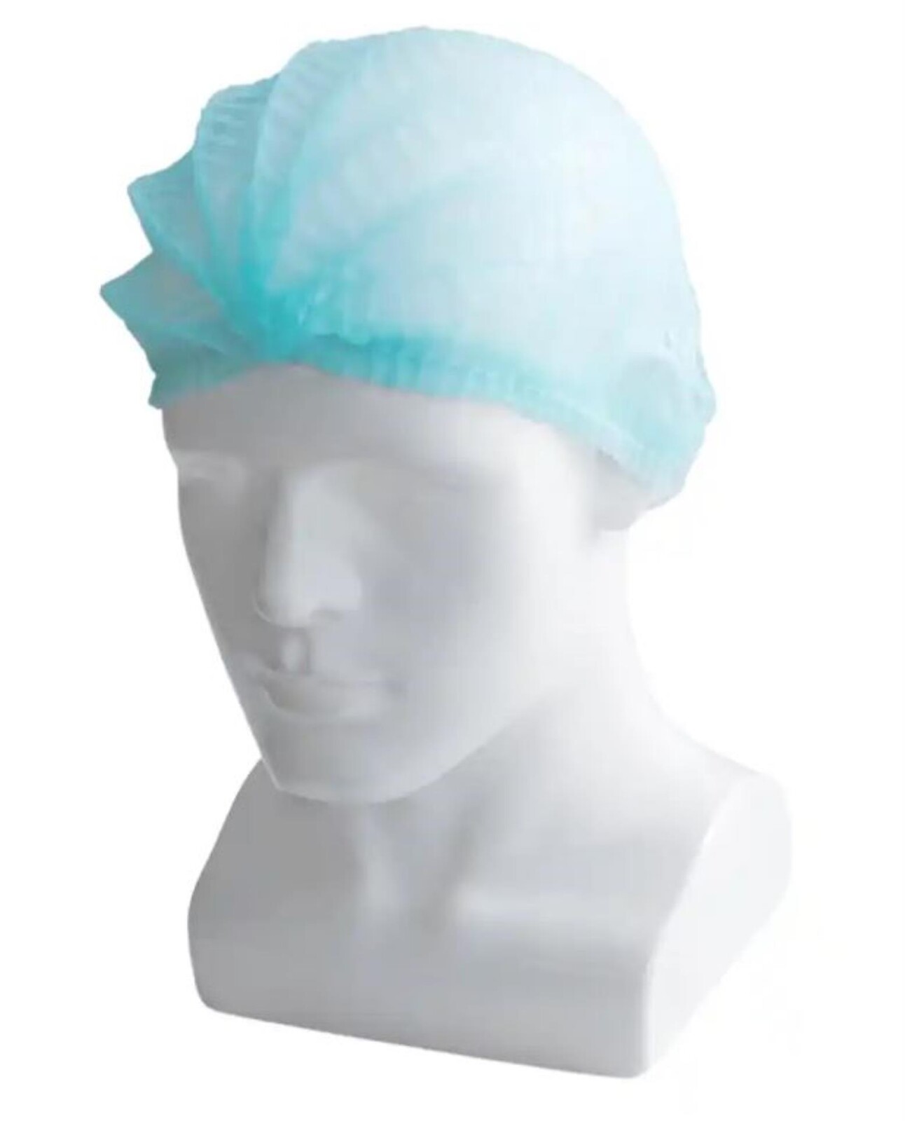 Čepice Clip z netkané textilie - 100 ks, zelená