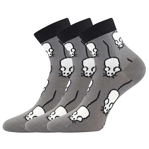 LONKA® ponožky Dorwin myšky 3 pár 35-38 118675