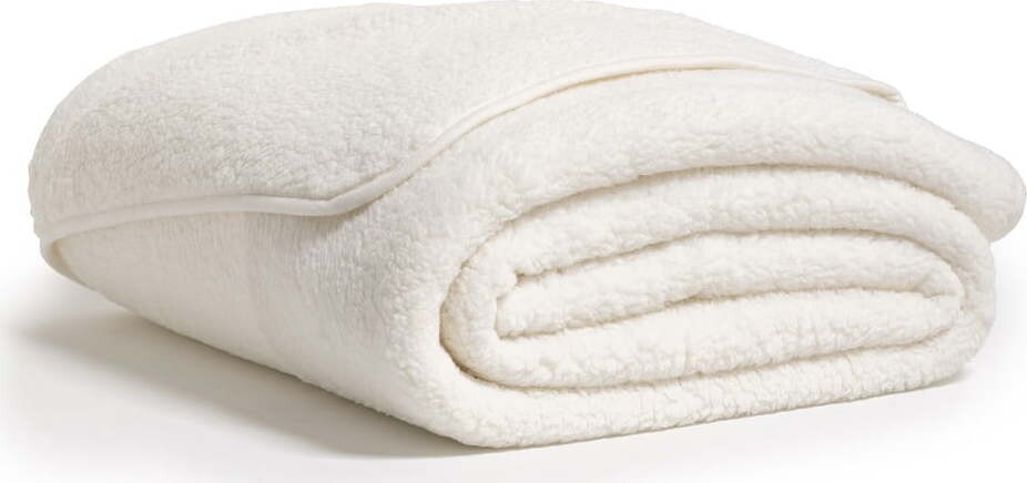 Krémový přehoz s beránkem 220x240 cm Calinou – douceur d'intérieur