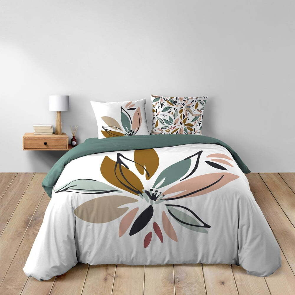 Bílé bavlněné povlečení na dvoulůžko/prodloužené 240x220 cm Octavia – douceur d'intérieur