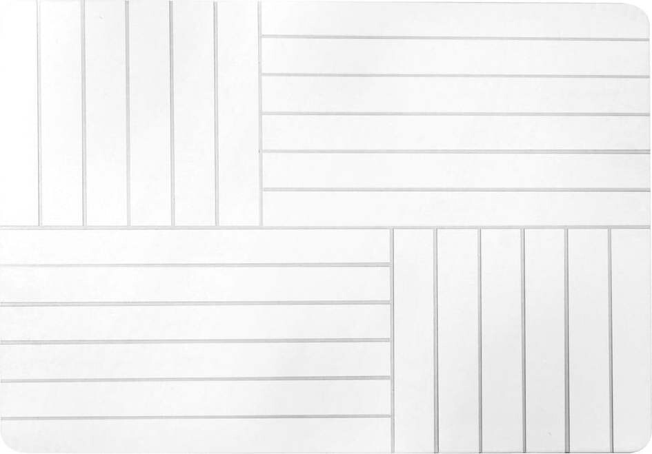 Bílá koupelnová předložka 50x70 cm Malta – douceur d'intérieur