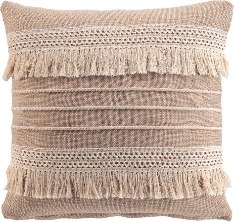 Dekorační polštář s příměsí juty 45x45 cm Cirrus – douceur d'intérieur