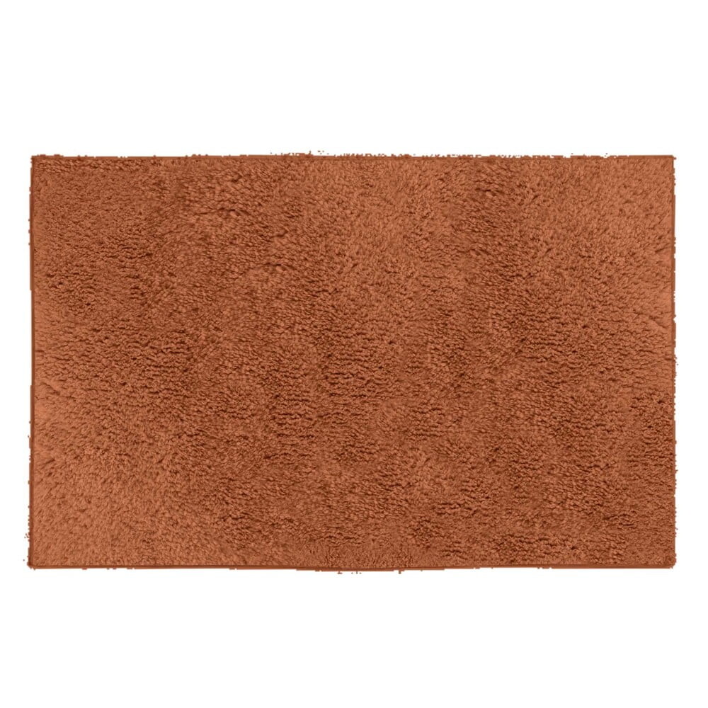 Koupelnová předložka v terakotové barvě 50x80 cm Mael – douceur d'intérieur