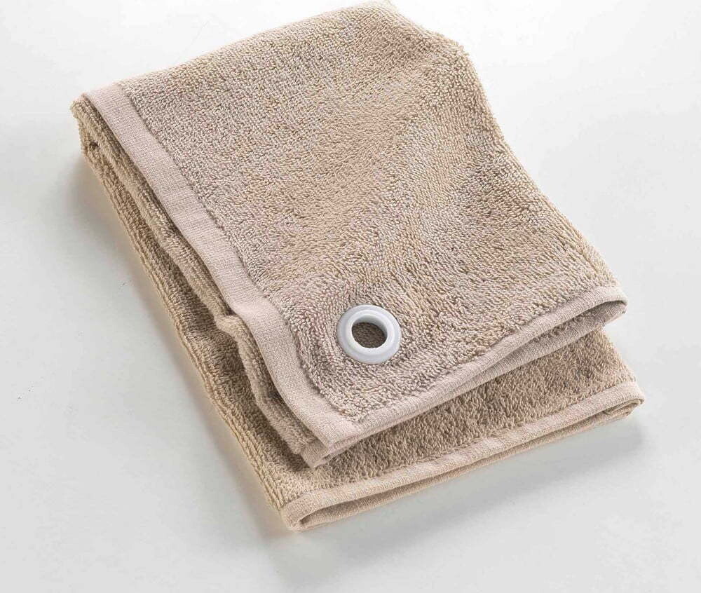 Béžový froté bavlněný ručník 50x50 cm Cuistot – douceur d'intérieur