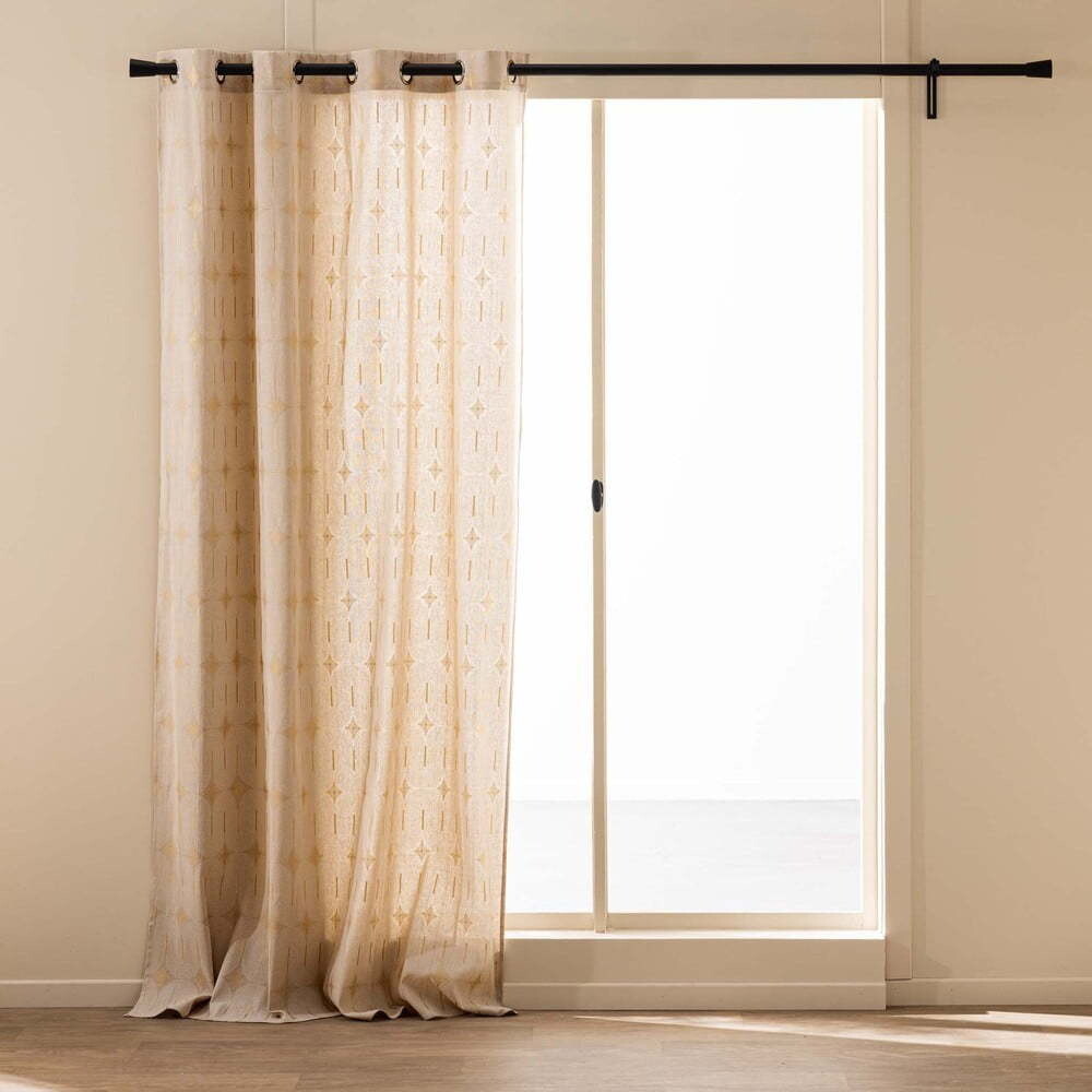 Béžový závěs 140x280 cm Ondine – douceur d'intérieur