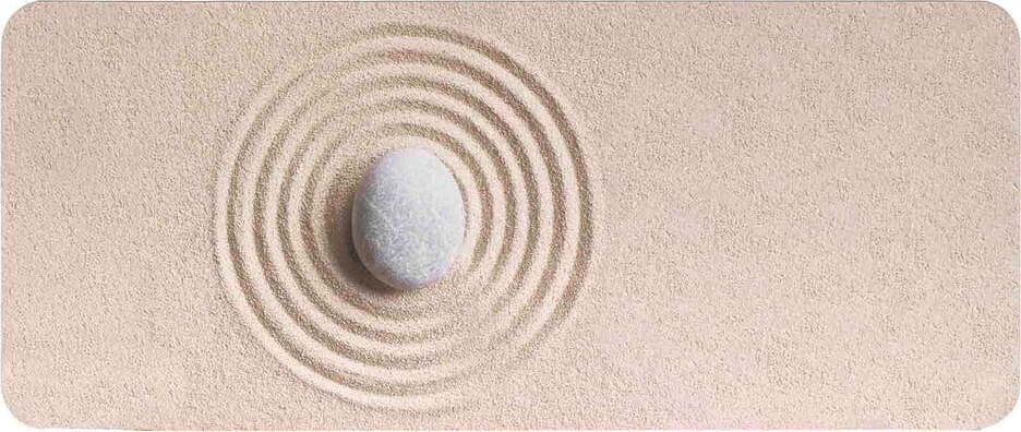 Světle hnědá koupelnová předložka 50x120 cm Serena – douceur d'intérieur