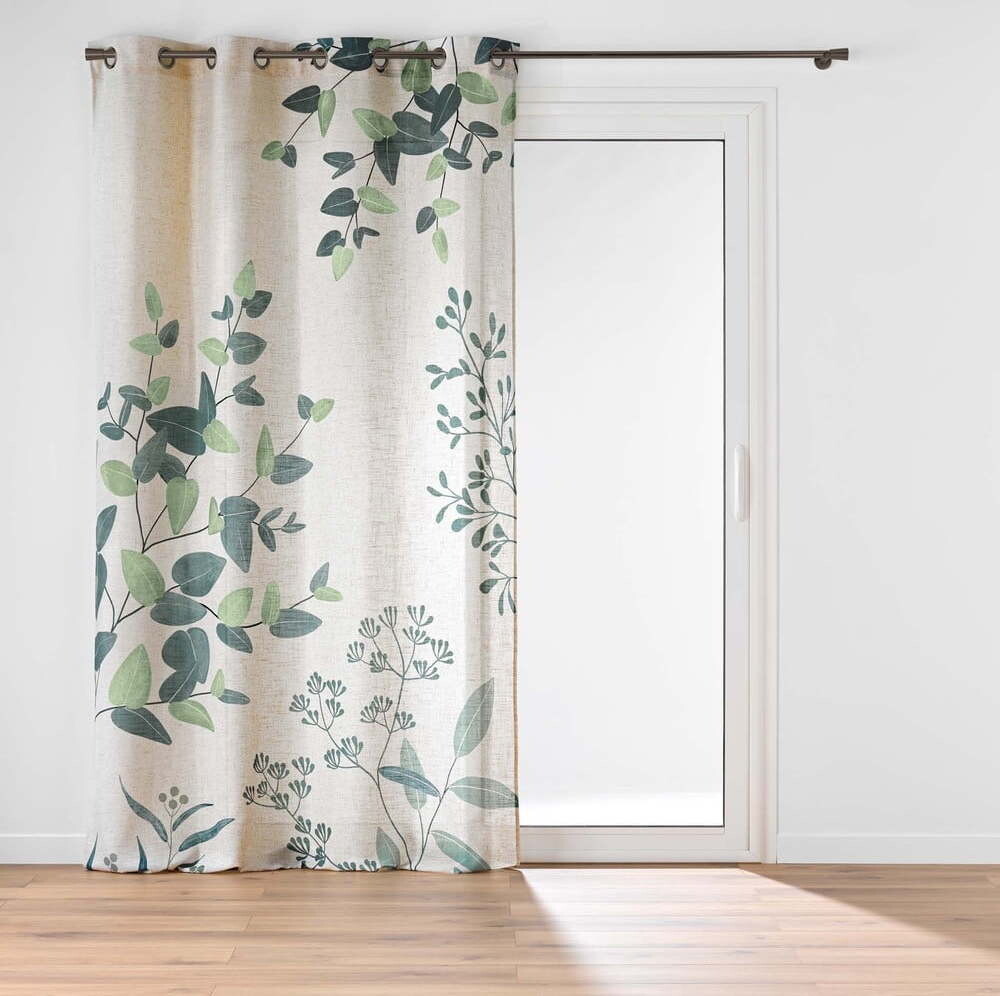 Zelený/béžový závěs 140x260 cm Botanica – douceur d'intérieur