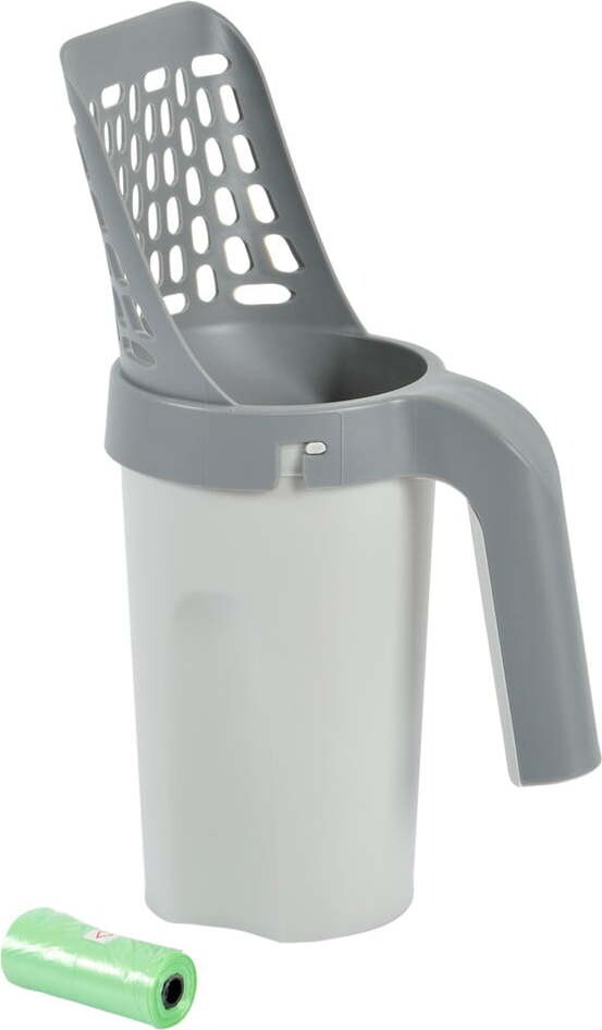 Světle šedá lopatka 16x11 cm – Love Story