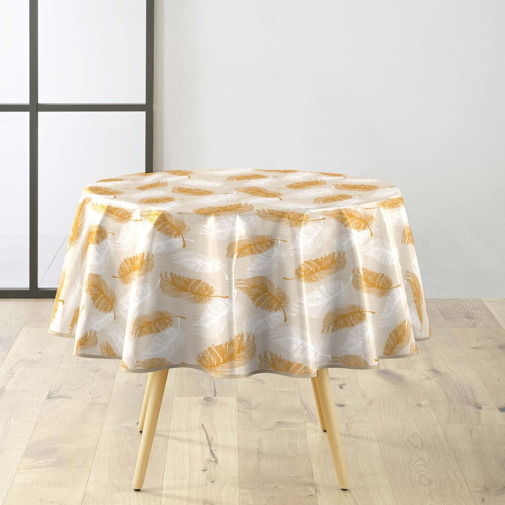 Omyvatelný ubrus ø 160 cm Sarina – douceur d'intérieur