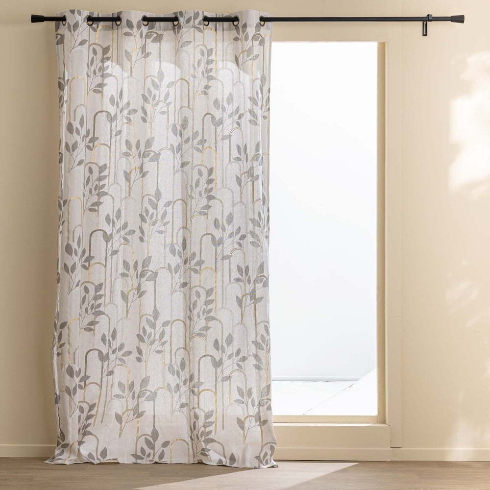 Šedý závěs 140x240 cm Roseris – douceur d'intérieur