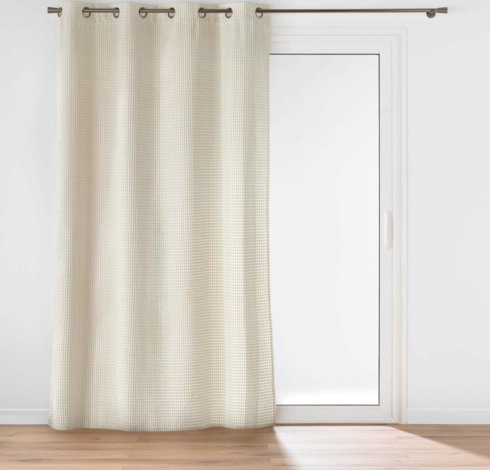 Béžový sametový závěs 140x260 cm Swing – douceur d'intérieur