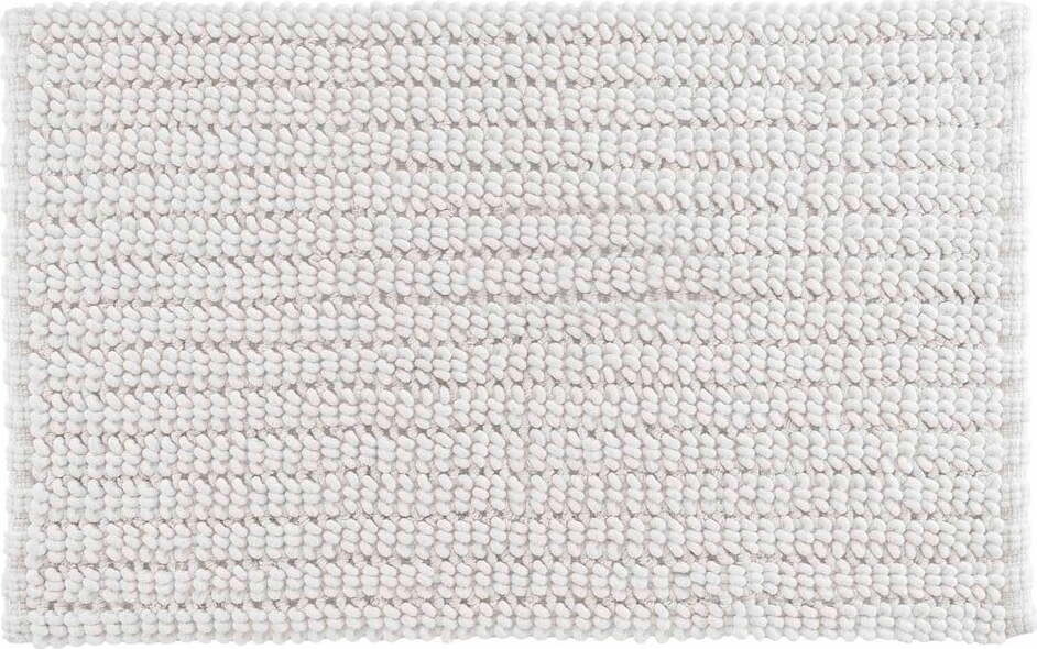 Bílá koupelnová předložka 50x80 cm Voltis – douceur d'intérieur