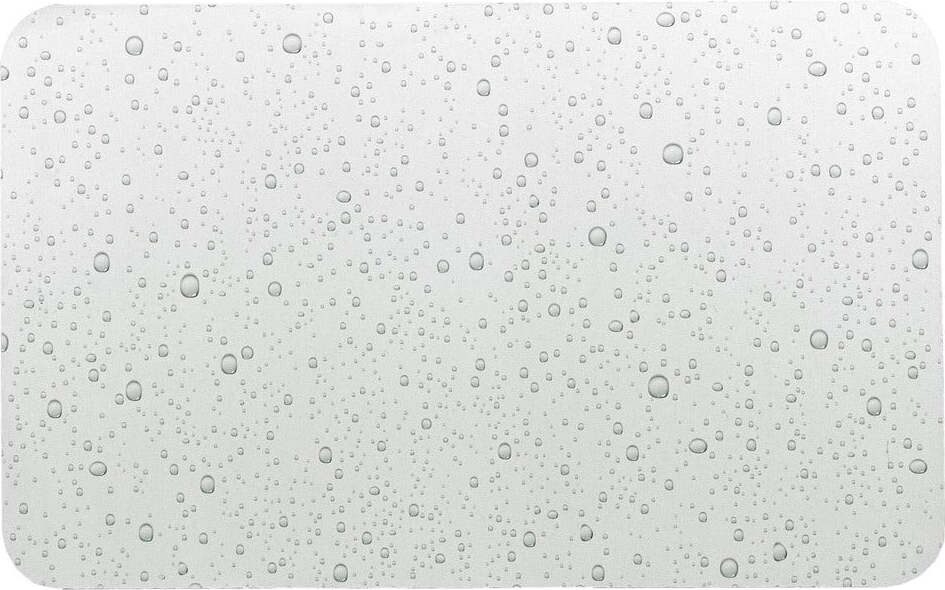 Světle šedá koupelnová předložka 50x80 cm Splash – douceur d'intérieur
