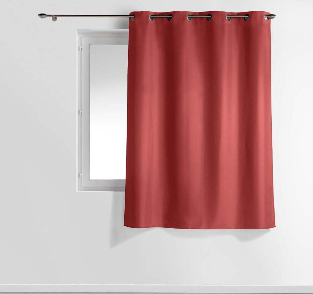 Červený závěs 140x180 cm Essentiel – douceur d'intérieur