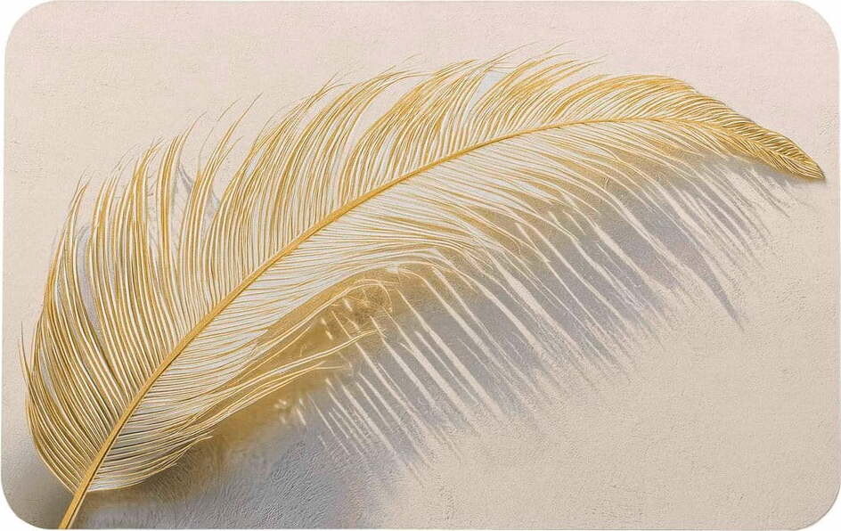 Světle hnědá koupelnová předložka 50x80 cm Angelica – douceur d'intérieur