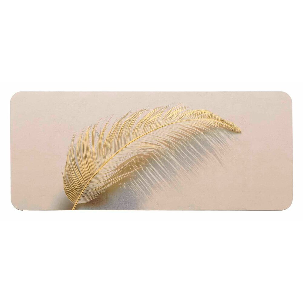 Světle hnědá koupelnová předložka 50x120 cm Angelica – douceur d'intérieur