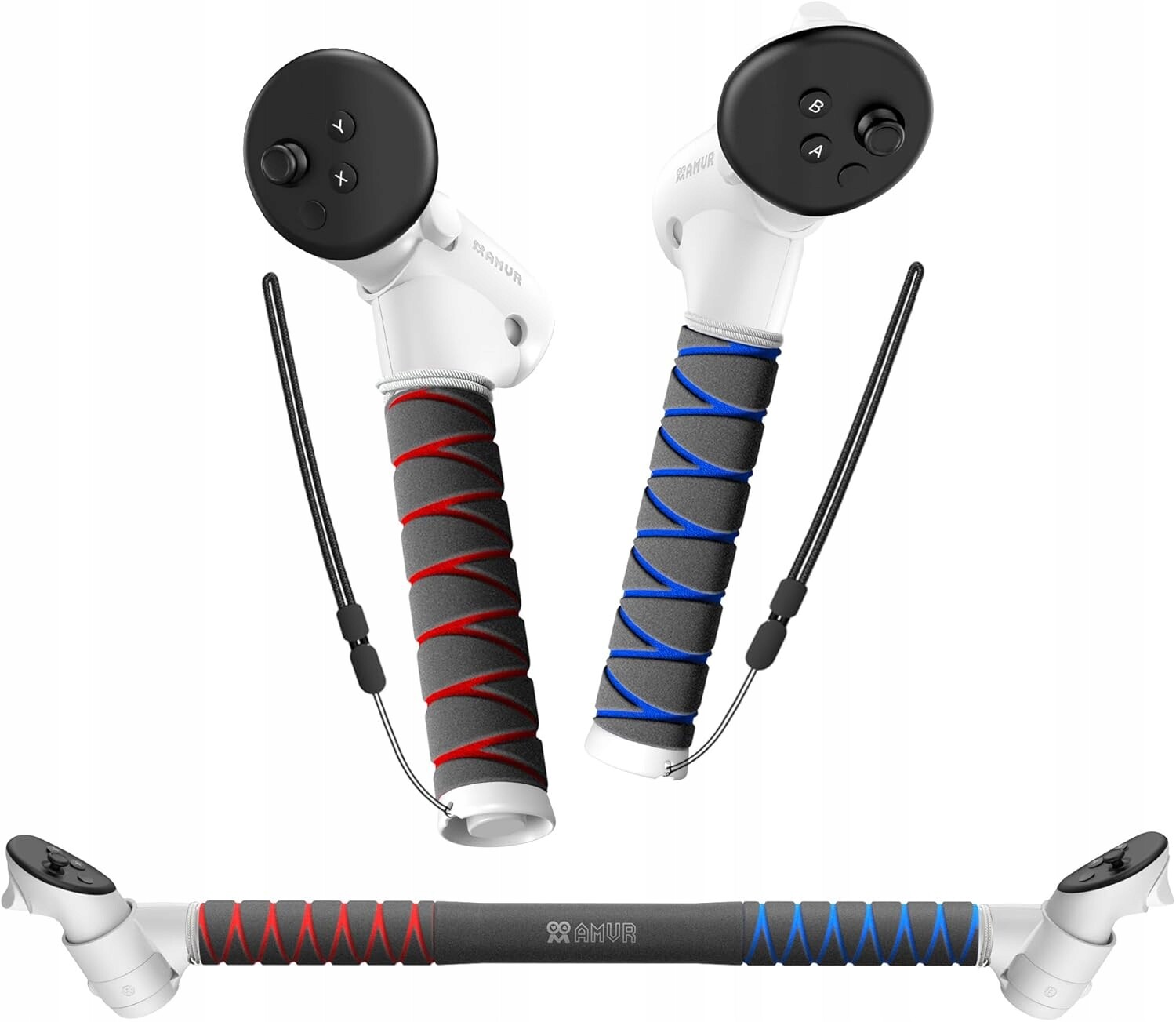 Úchyt Grip Krytka Pro Amvr Oculus Quest 3S Sada Levá Pravá Beat Saber