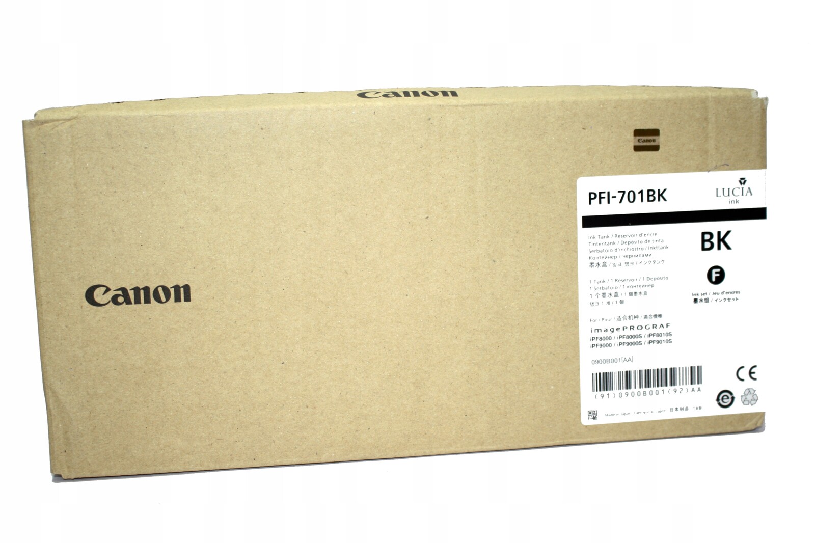 Inkoustová náplň Canon PFI-701BK černý inkoust 2020r