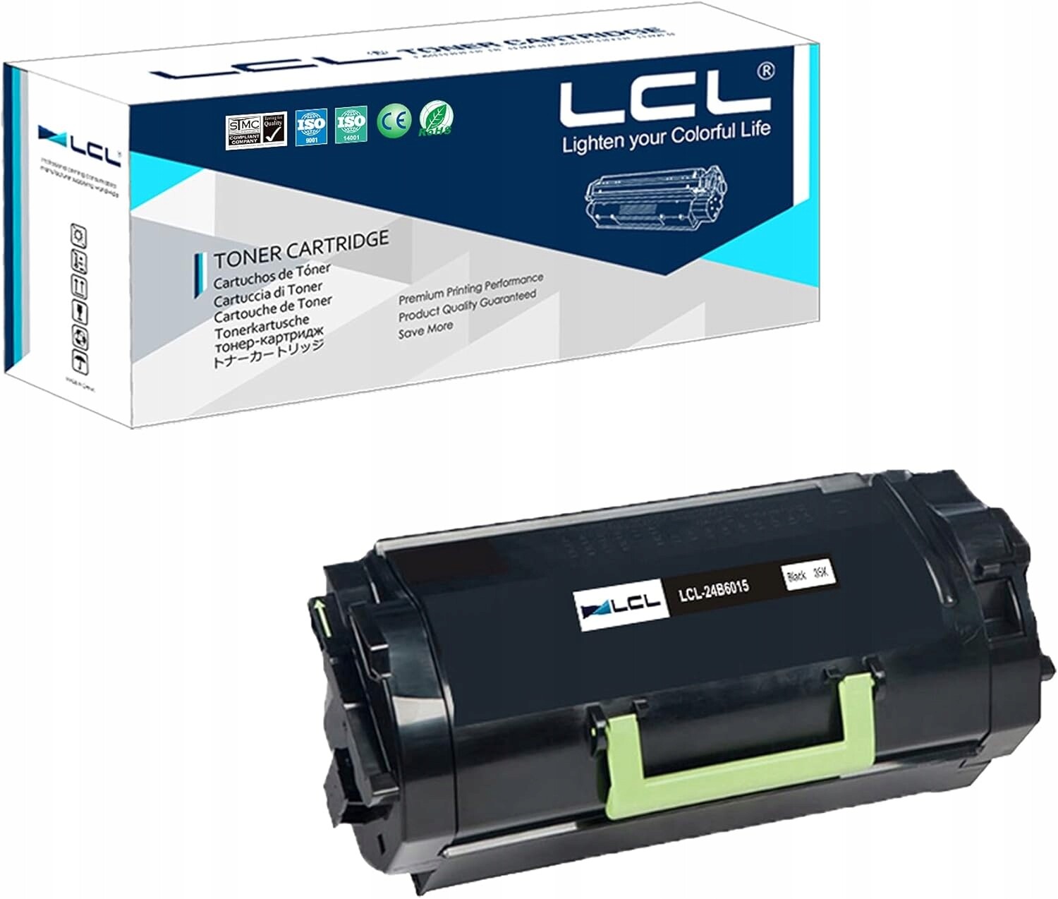 Toner pro Lexmark 24B6015 M3150 LCL cartridge černý 35000 stran náhradní
