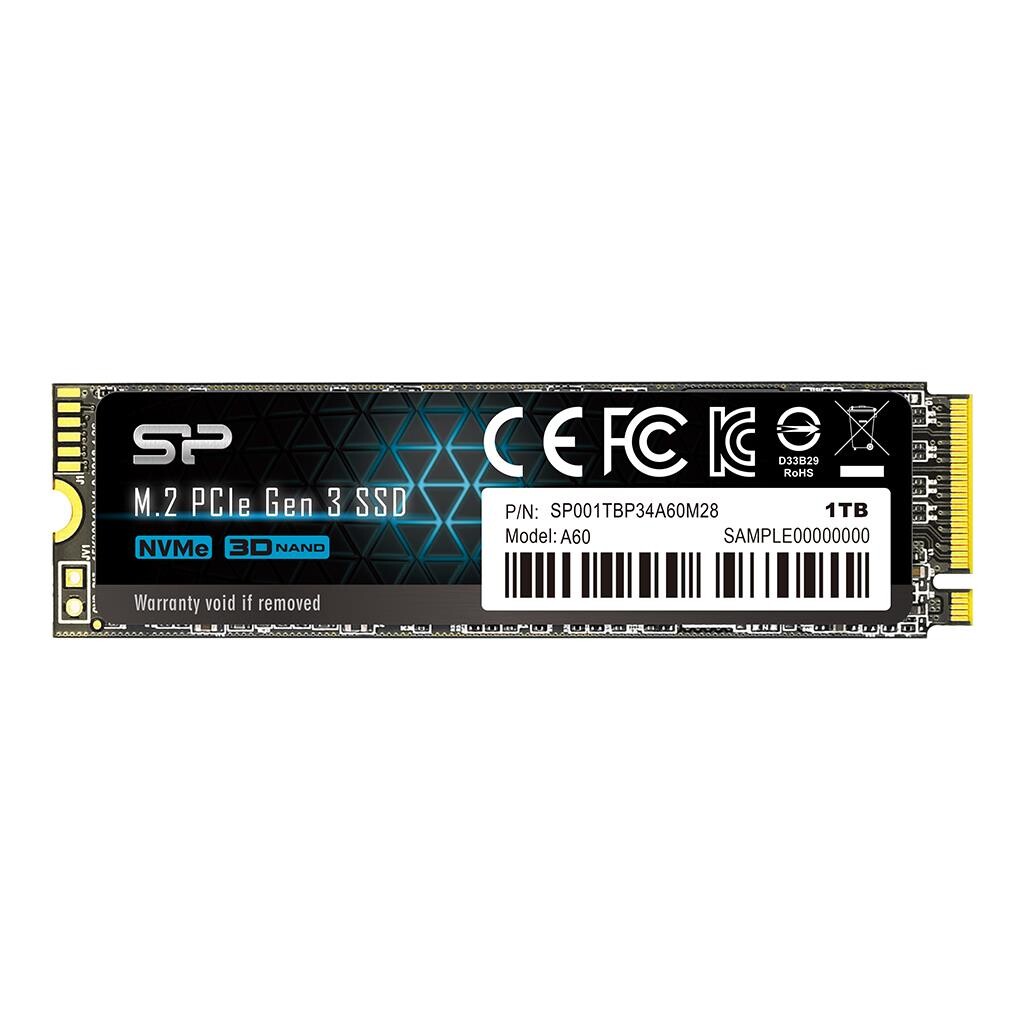 Ssd disk Silicon Power 1TB A60 P34A60 M.2 PCIe NVMe