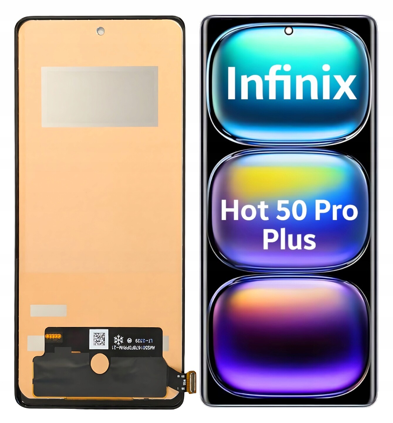 Displej pro Infinix Hot 50 Pro Plus 4G LCD displej Incell X6880