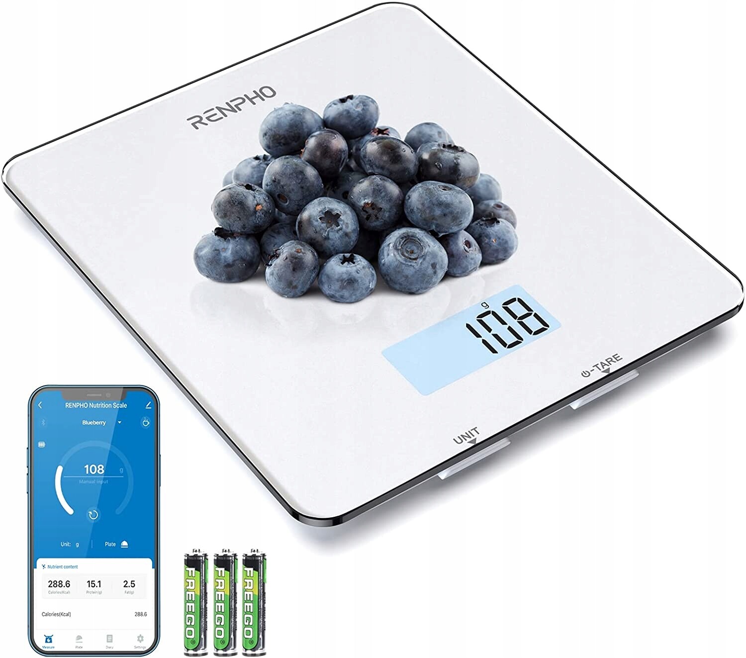 Kuchyňská váha Renpho ES-SNG01 bílá 5 kg