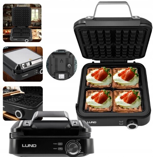 Lund Vaflovač 1500W 4 Vafle