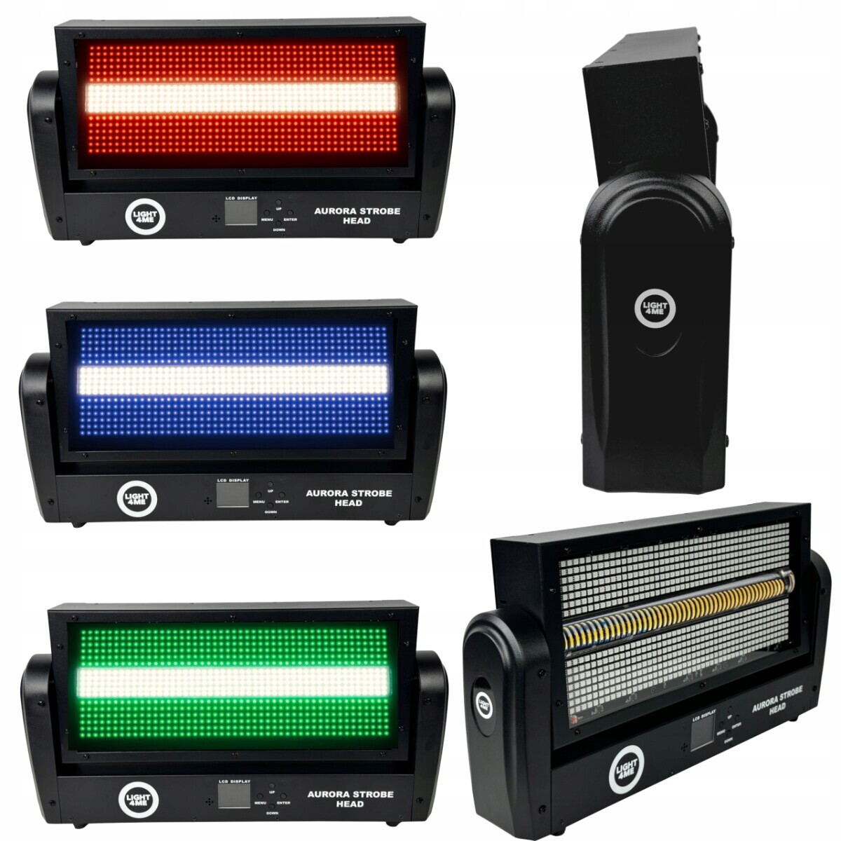 LIGHT4ME Aurora Strobe Head pohyblivé jevištní stroboskopické Led osvětlení