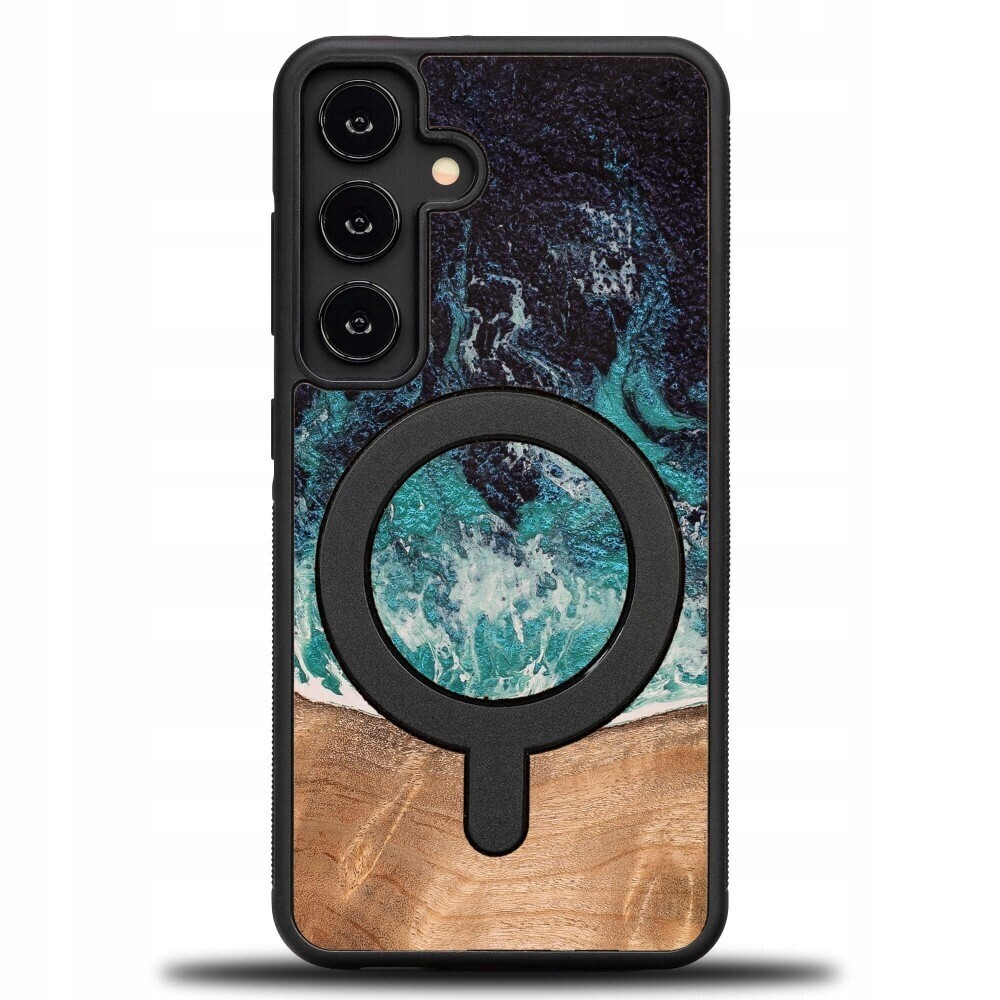 Pouzdro Bewood Unikátní pro Samsung Galaxy A35 5G Ostrov snů s MagSafe