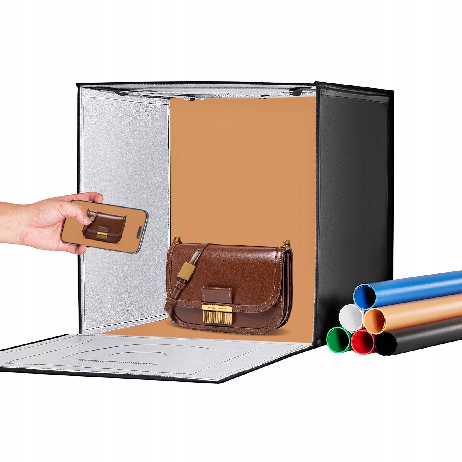 Fotografický box Studio 50x48x49 Cm 3 teploty barev 3000-5600K