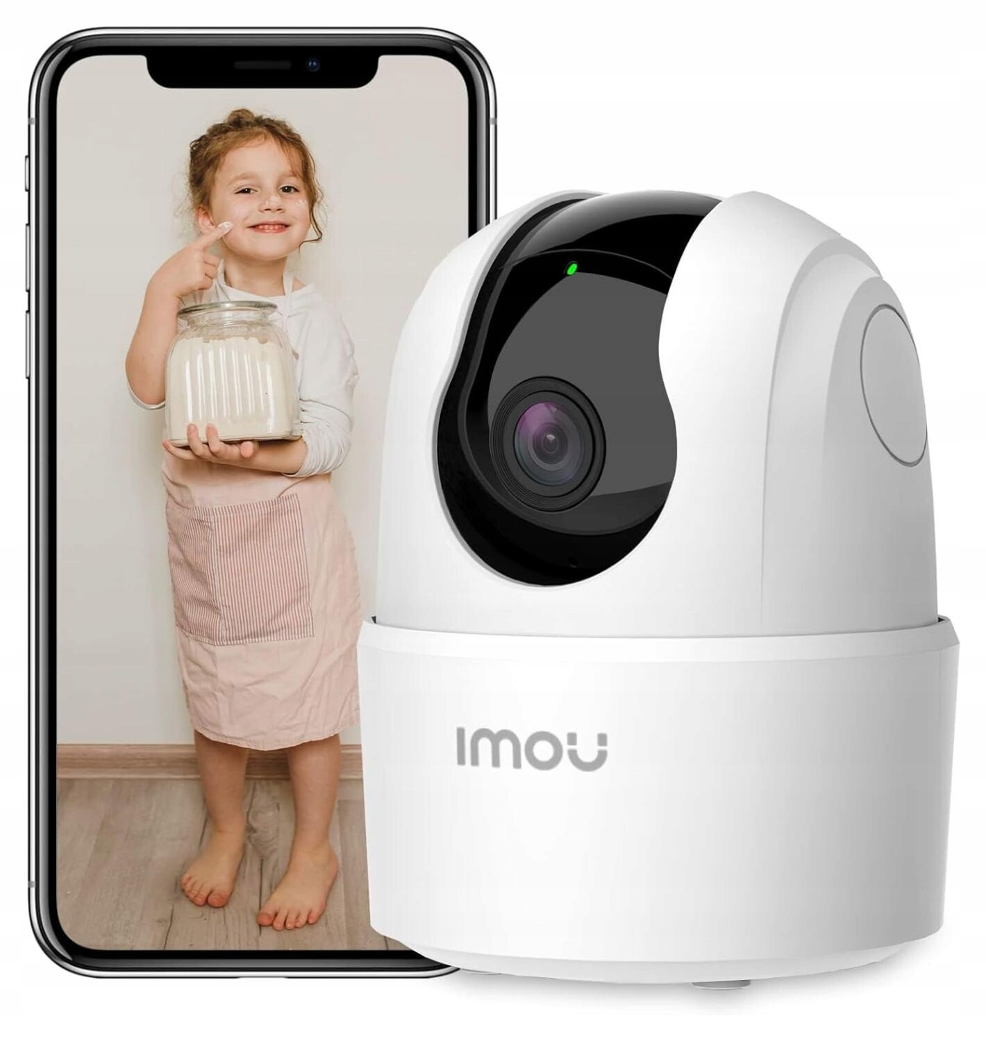 Otočná kamera Chůvička WiFi Imou Ranger 2C 2K 360° Audio Ai Noční vidění 360°