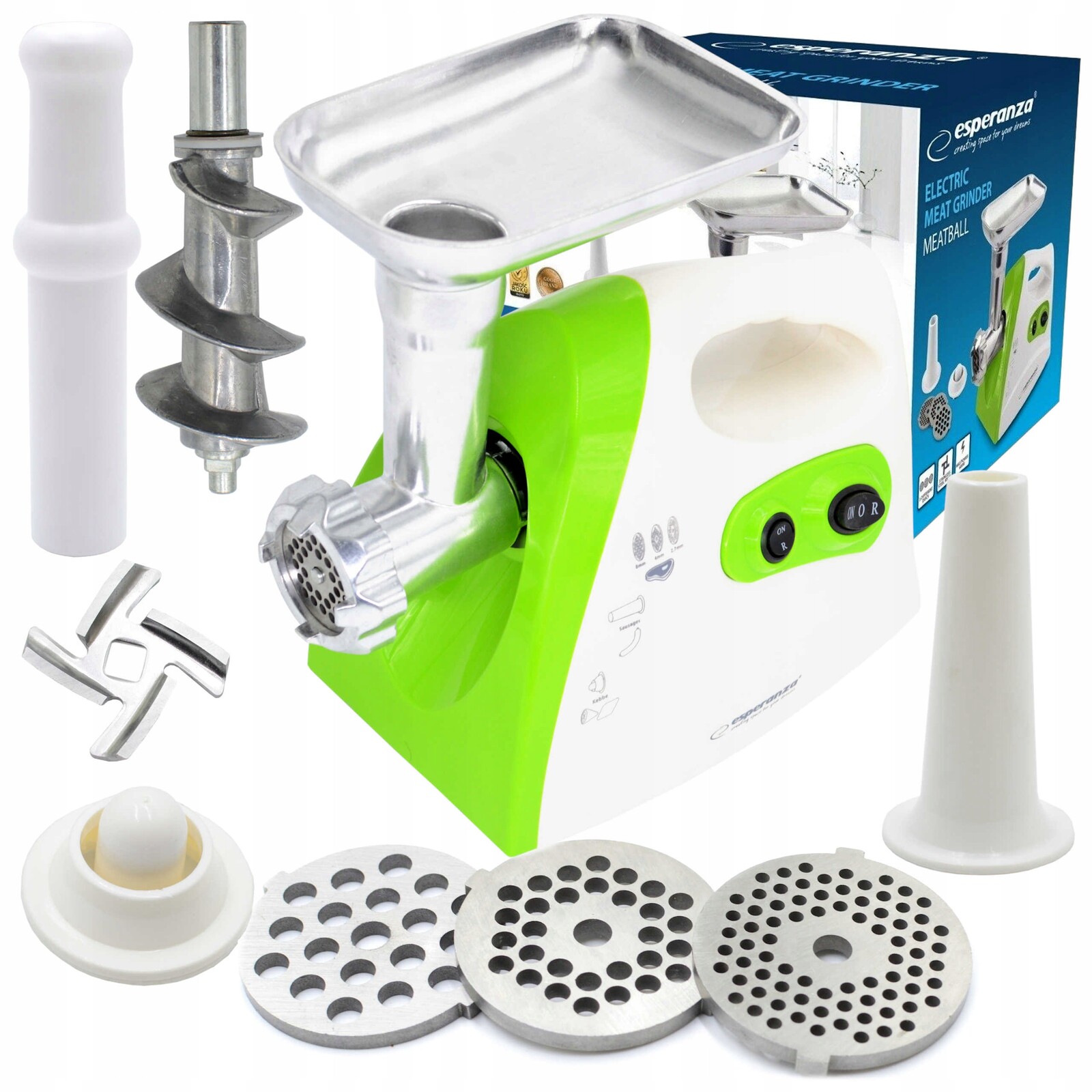 Mlýnek Na Maso Elektrický Stroj Na Výrobu Klobás 600 W