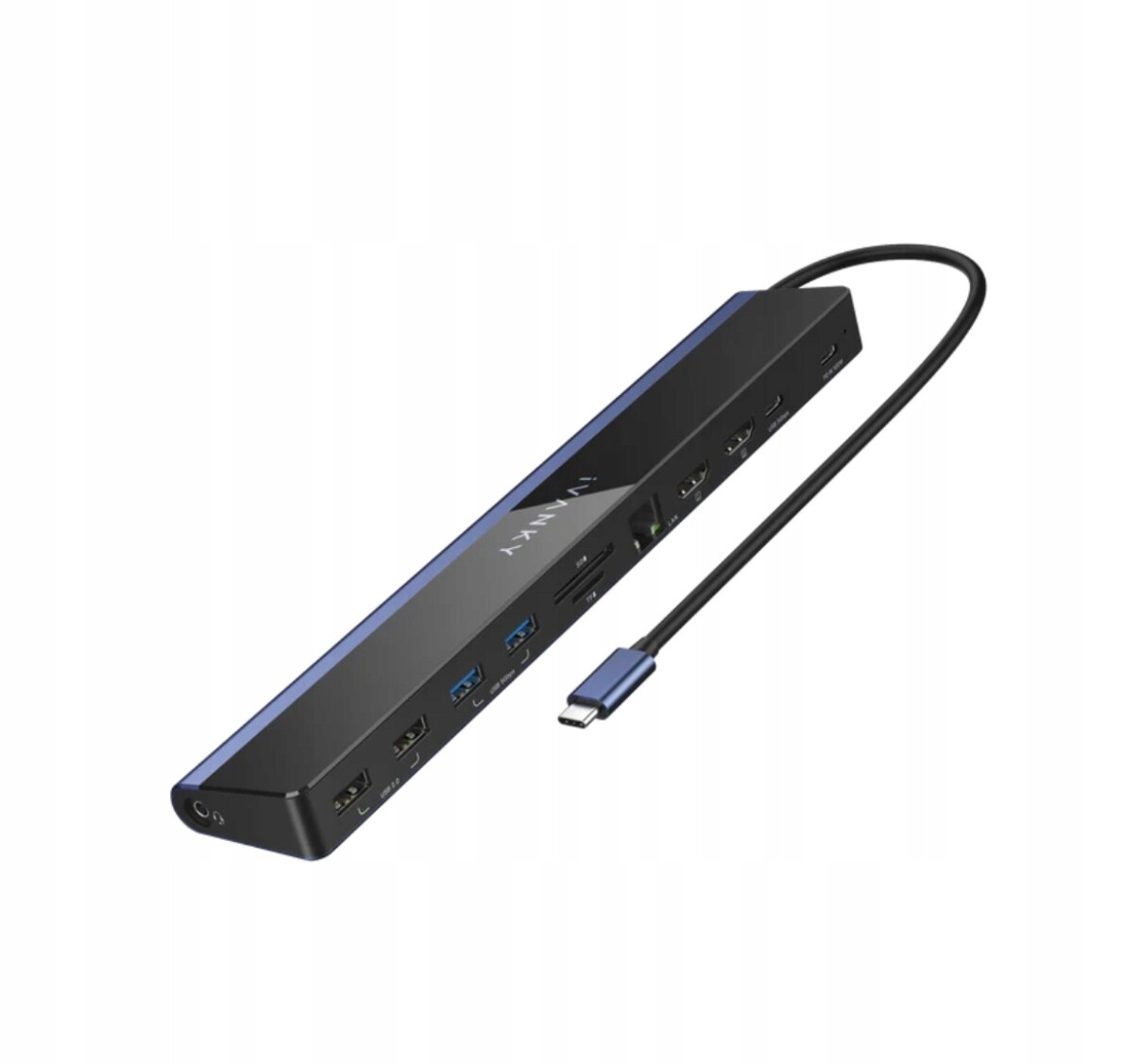 Univerzální dokovací stanice 6v1 iVANKY EdgeDock1 Usb-c 96W 4xUSB 3.0 Sd Tf