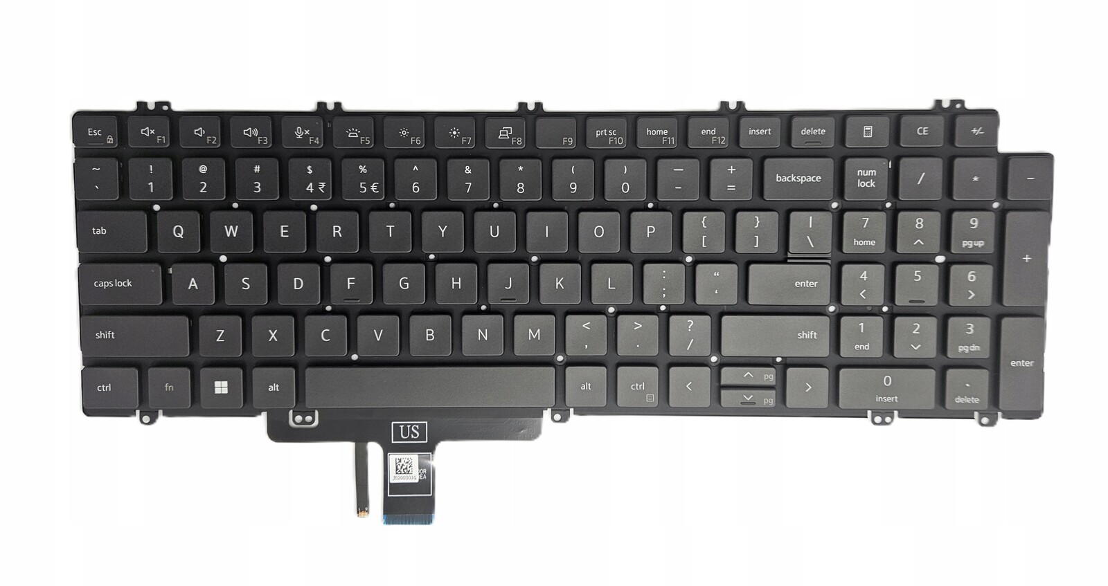 Nová Originální Klávesnice Pro Dell Precision 3560 3570 3580 7670 7680 7780