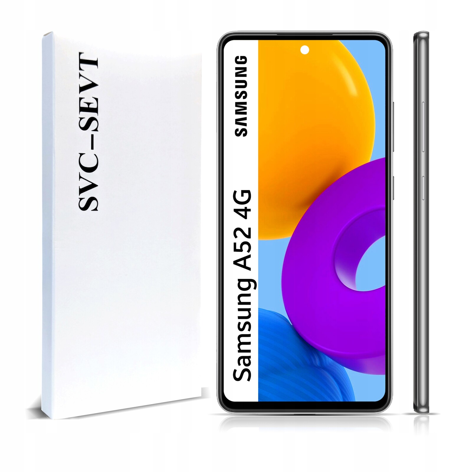 Originální Zila pro Samsung Galaxy A52 4G Černý LCD Dotykový Rámeček Černý