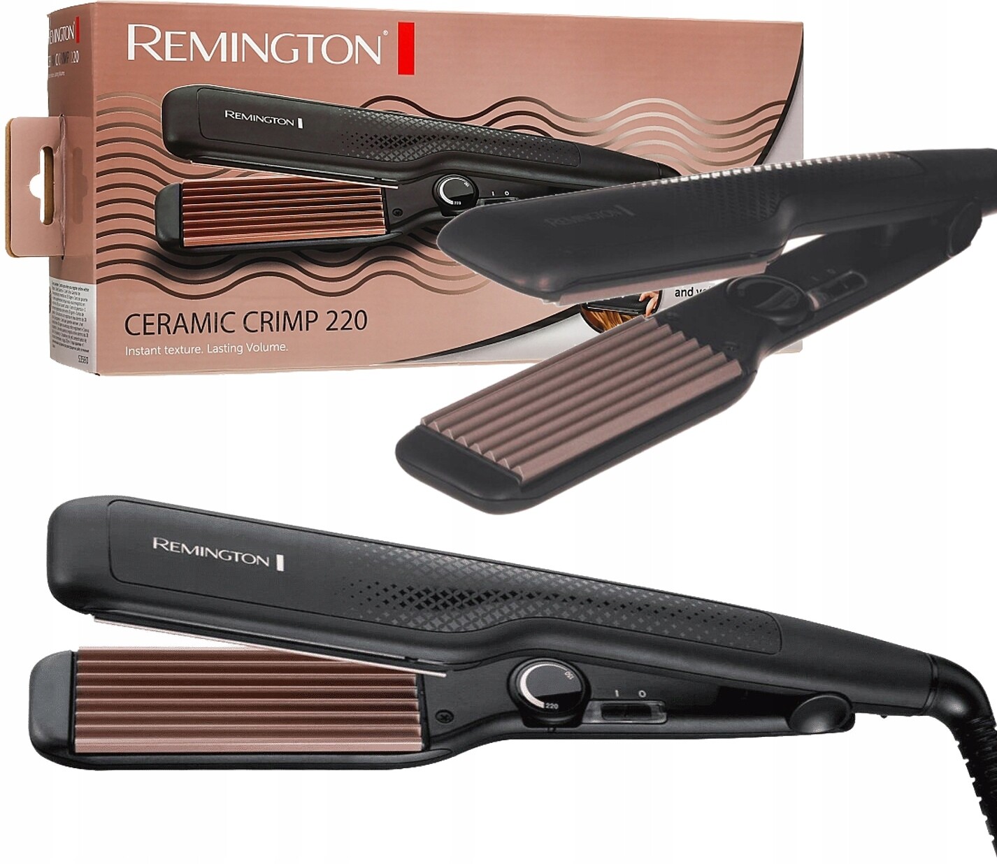 Karbovník Na Vlasy Keramický Povrch 220°C Bleskové Předehřívání 31 W