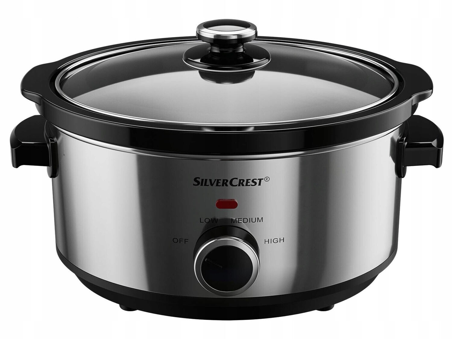 Silvercrest Ssc 200 D1 Stylový moderní pomalý var, dušení, vaření inox