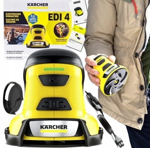 Karcher Elektrická Škrabka Na Led A Sníh Karcher EDI4+ Nabíječka