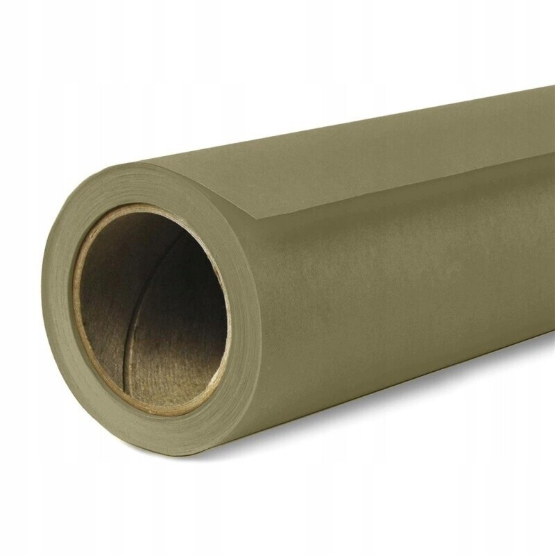 Doerr Savage Olive Green 1,35x11m papírové pozadí