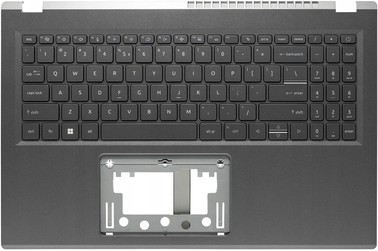 Horní Kryt Klávesnice A515-58 A515-58G A515-58T Podsvícený Šedý