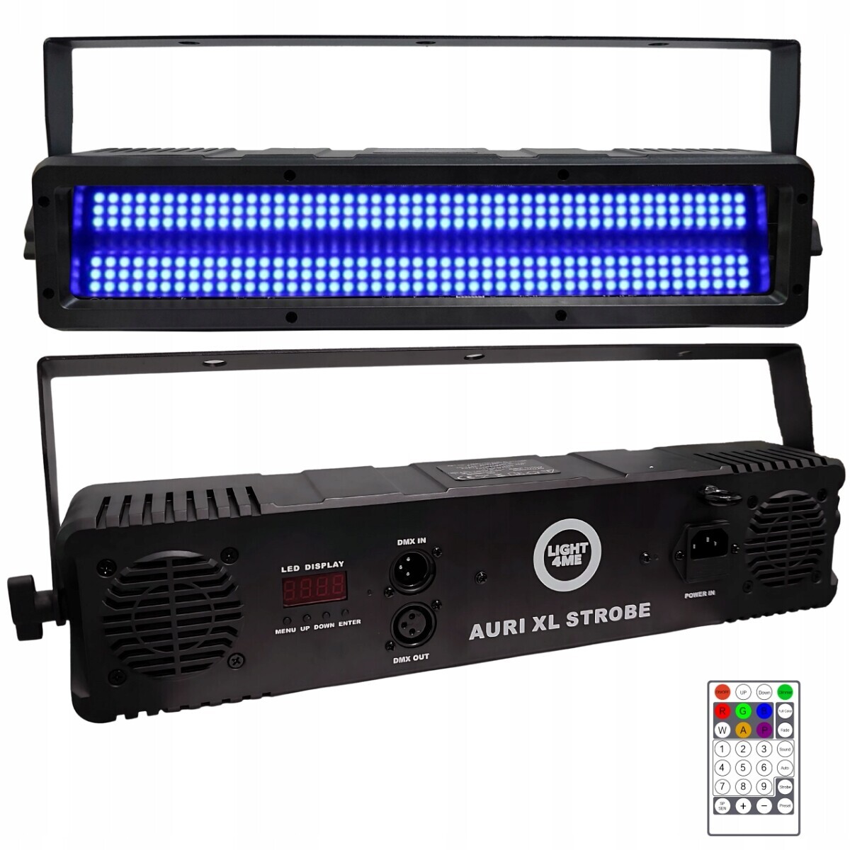 LIGHT4ME Auri XL Strobe Led jevištní stroboskopický efekt světla dálkové ovládání