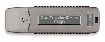 Pendrive Kingston 512 Mb DataTraveler II Plus migo Edition stříbrný Unikát
